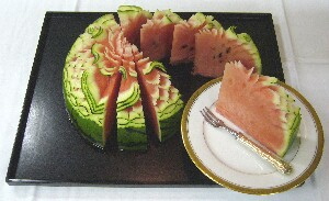 Can you eat carved watermelons?